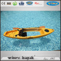 Single Sit on Top Bottom Transparent Fishing Kayak with Deluxe Kayak Seat